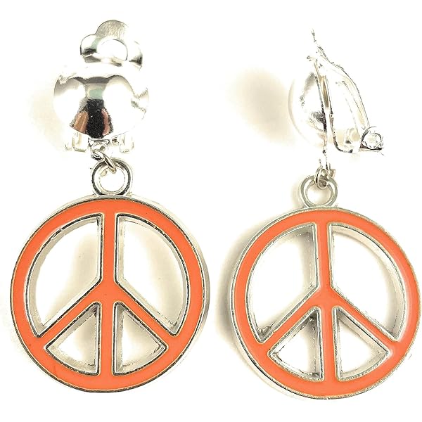 Amazon.com: Forum Novelties Hippie Peace Sign Necklace and